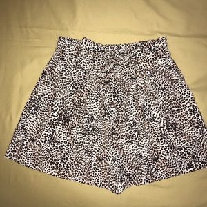 Leopard shorts